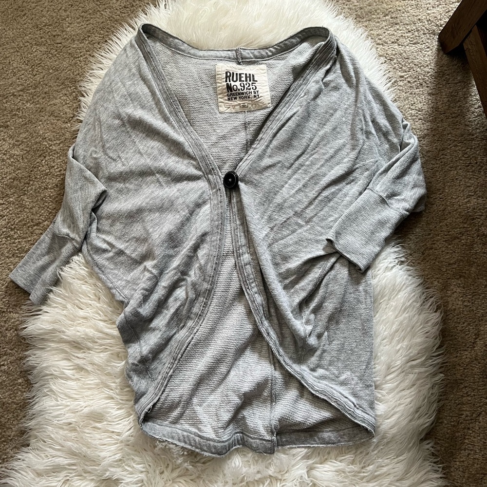 Ruehl No.925 Cardigan Sweatshirt